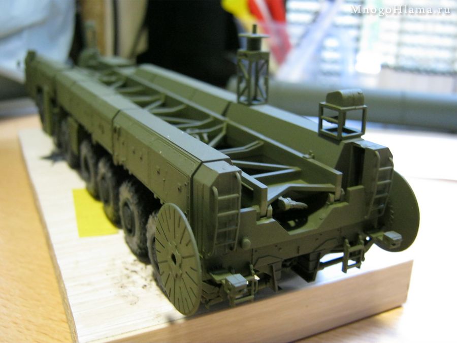 Сборка модели ракетного комплекса Тополь (SS-25) 1/72 Звезда